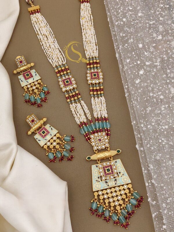 Kundan Long Necklace