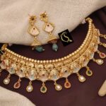 Antique Rajwadi Mina Choker